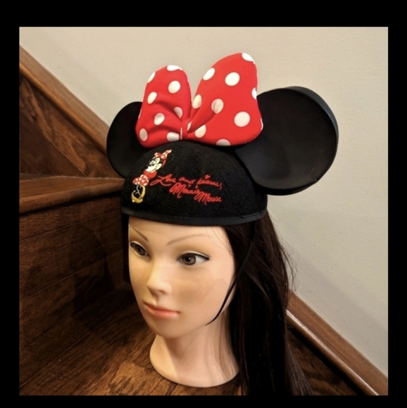 Disney Red Polka Dot Minnie Mouse Costume Dress Girls Medium Size 8/10 - Picture 17 of 17